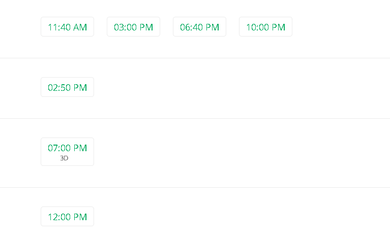 Vettri Theatre show timings