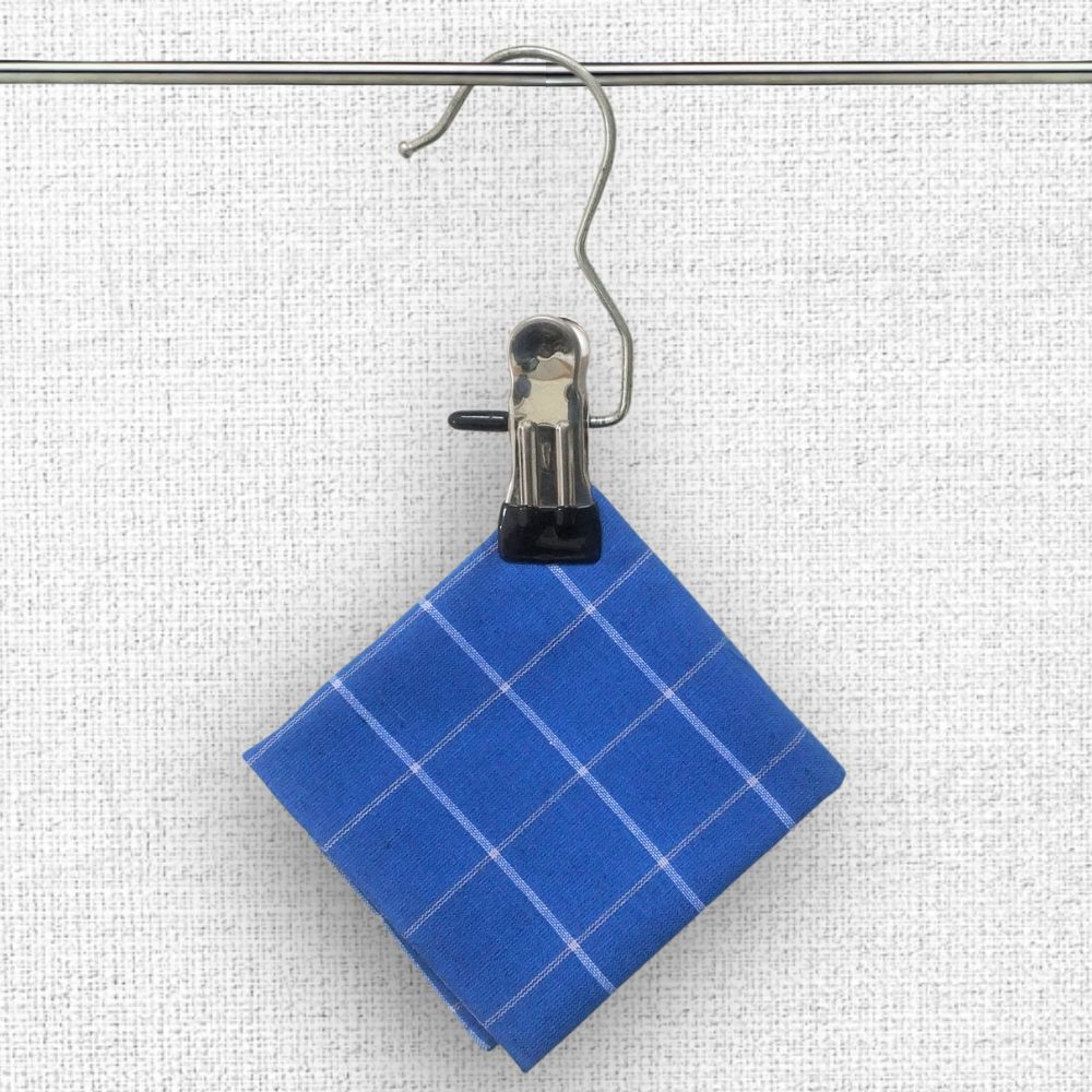 Blue color ring design handkerchief Blue color ring design handkerchief